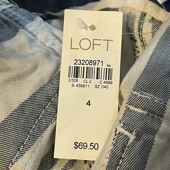 Loft NWT striped lyocell pants - Picture 4 of 5
